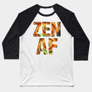 Zen AF Spiral Spiritual Baseball T-Shirt